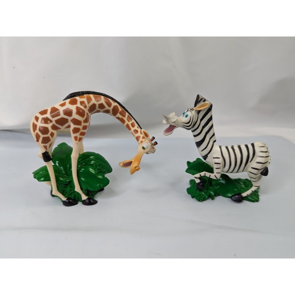 Decopac Madagascar Figure Melman Marty Lot 3 Inch Cake Toppers